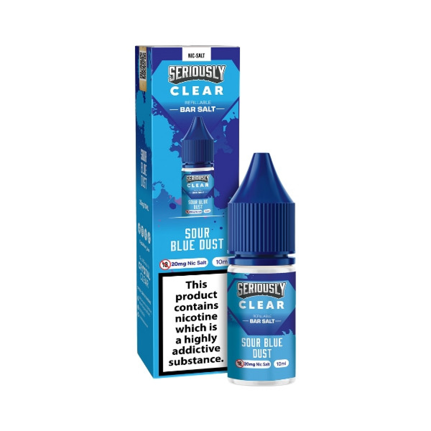Seriously Clear - Nic Salt - Sour Blue Dust Seriously Clear - Nic Salt - Sour Blue Dust