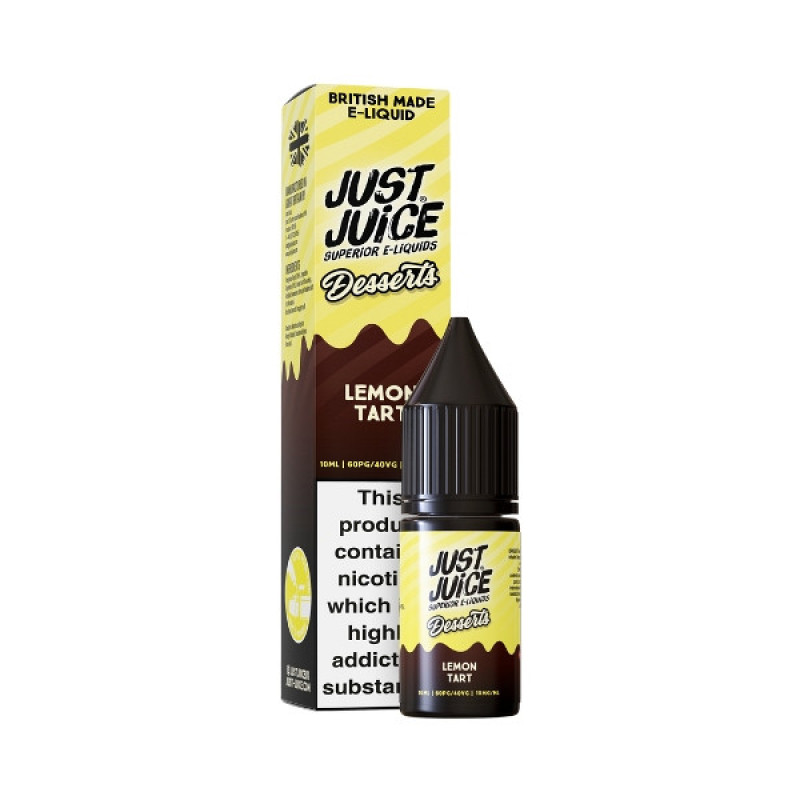 Just Juice Desserts - Nic Salt - Lemon Tart