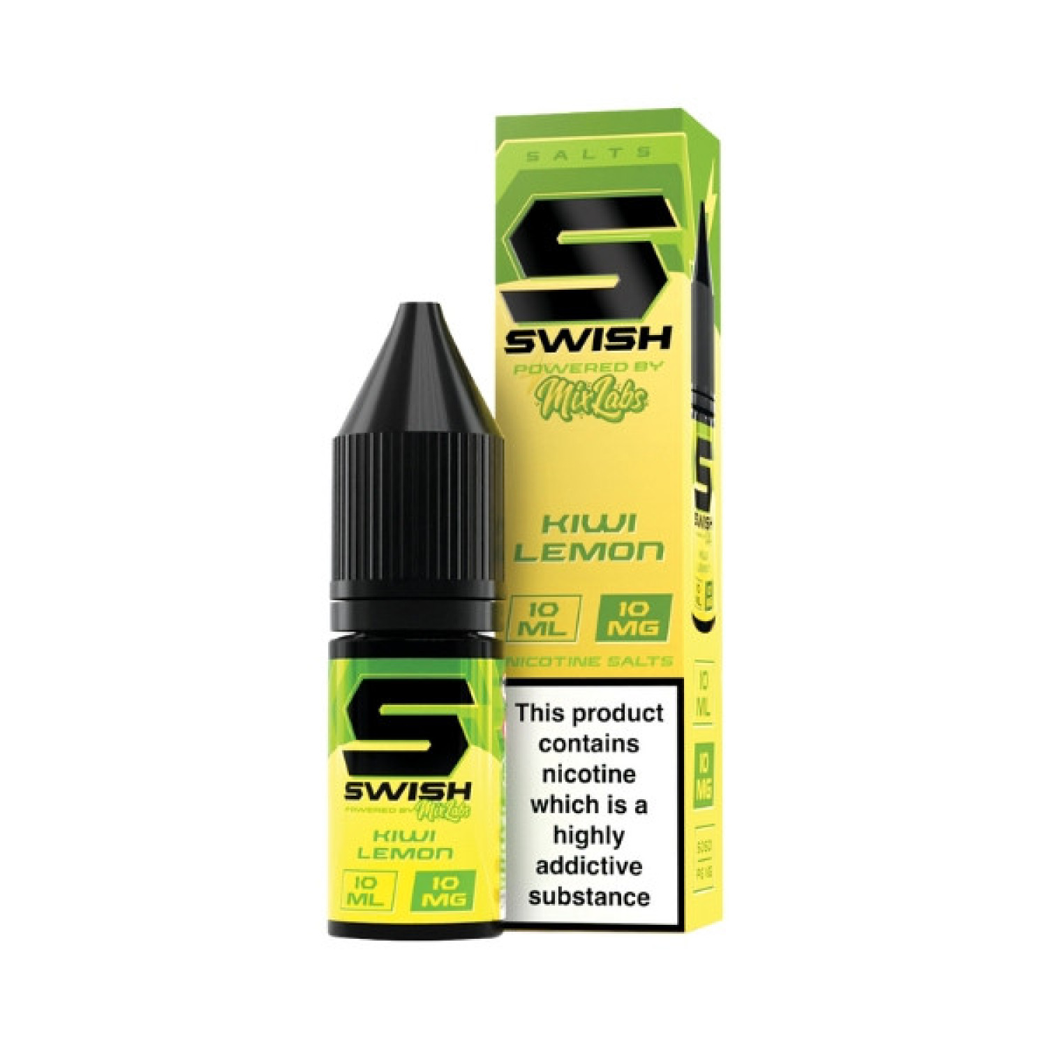Swish X Mix Labs - Nic Salt - Kiwi Lemon Swish X Mix Labs - Nic Salt - Kiwi Lemon