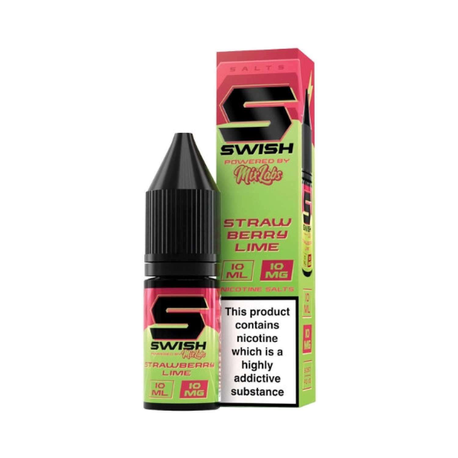 Swish X Mix Labs - Nic Salt - Strawberry Lime Swish X Mix Labs - Nic Salt - Strawberry Lime