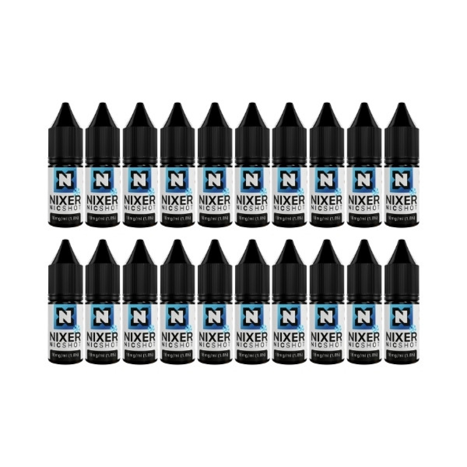 Nixer - Nic Shot - 70/30 Ice Nic Shot - 20 Pack