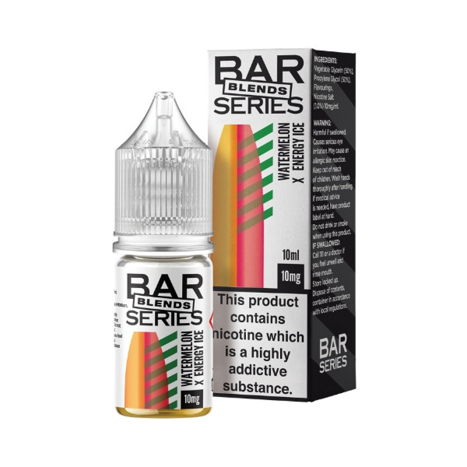 Bar Series Blends - Nic Salt - Watermelon x Energy Ice