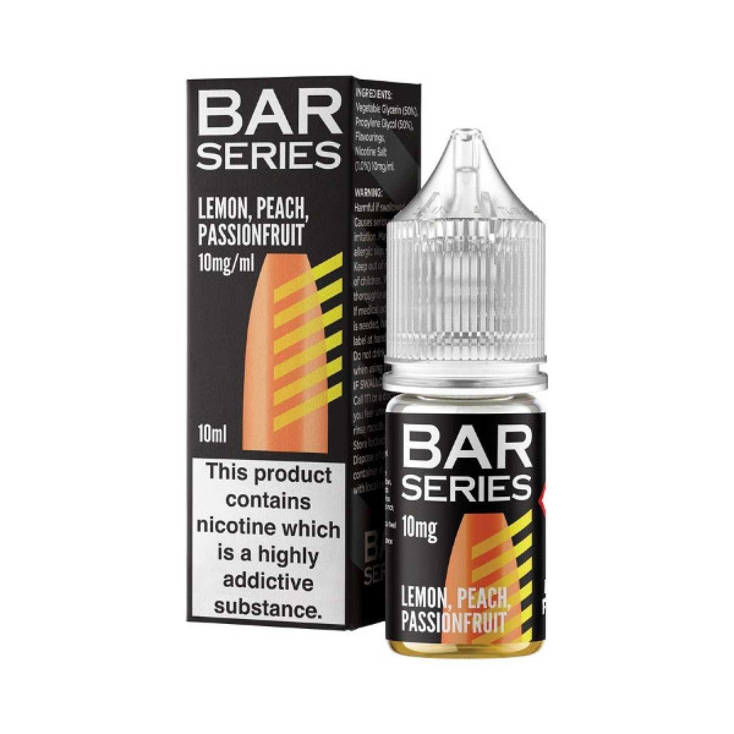 Bar Series Core - Nic Salt - Lemon, Peach, Passionfruit Bar Series Core - Nic Salt - Lemon, Peach, Passionfruit
