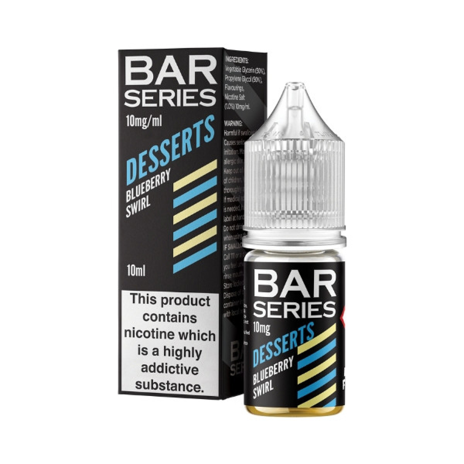 Bar Series Desserts - Nic Salt - Blueberry Swirl Bar Series Desserts - Nic Salt - Blueberry Swirl