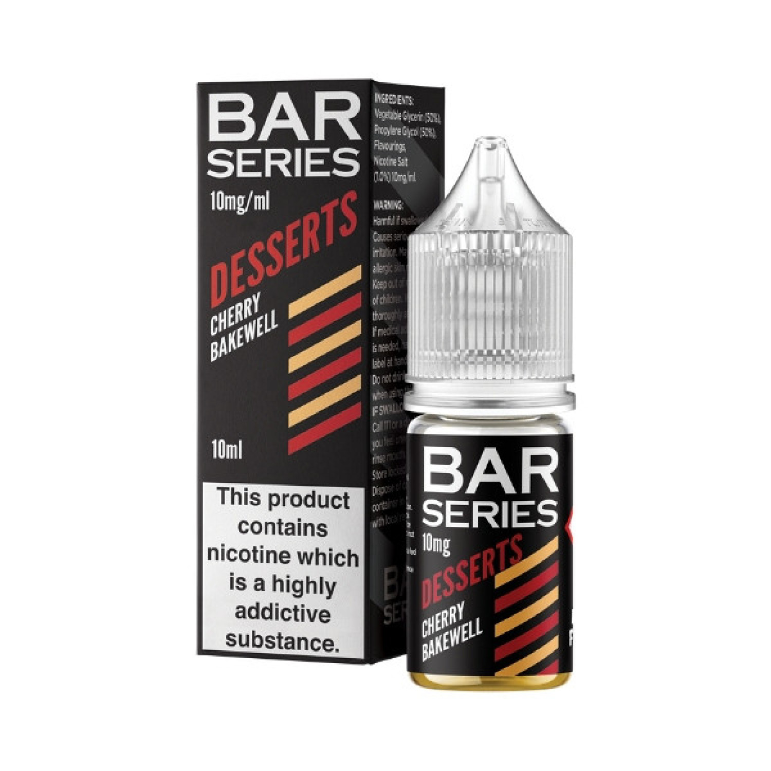 Bar Series Desserts - Nic Salt - Cherry Bakewell Bar Series Desserts - Nic Salt - Cherry Bakewell