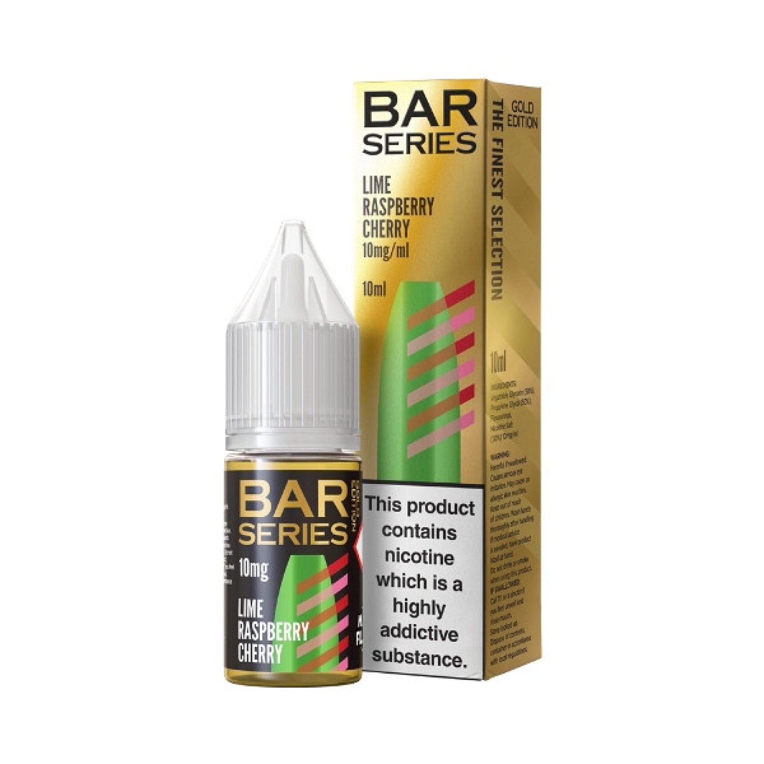 Bar Series Gold Edition - Nic Salt - Lime Raspberry Cherry