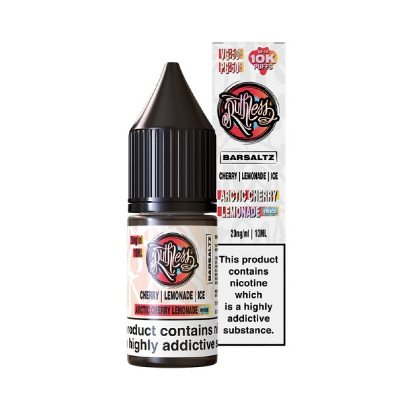 Ruthless Bar Saltz - Nic Salt - Arctic Cherry Lemonade On Ice