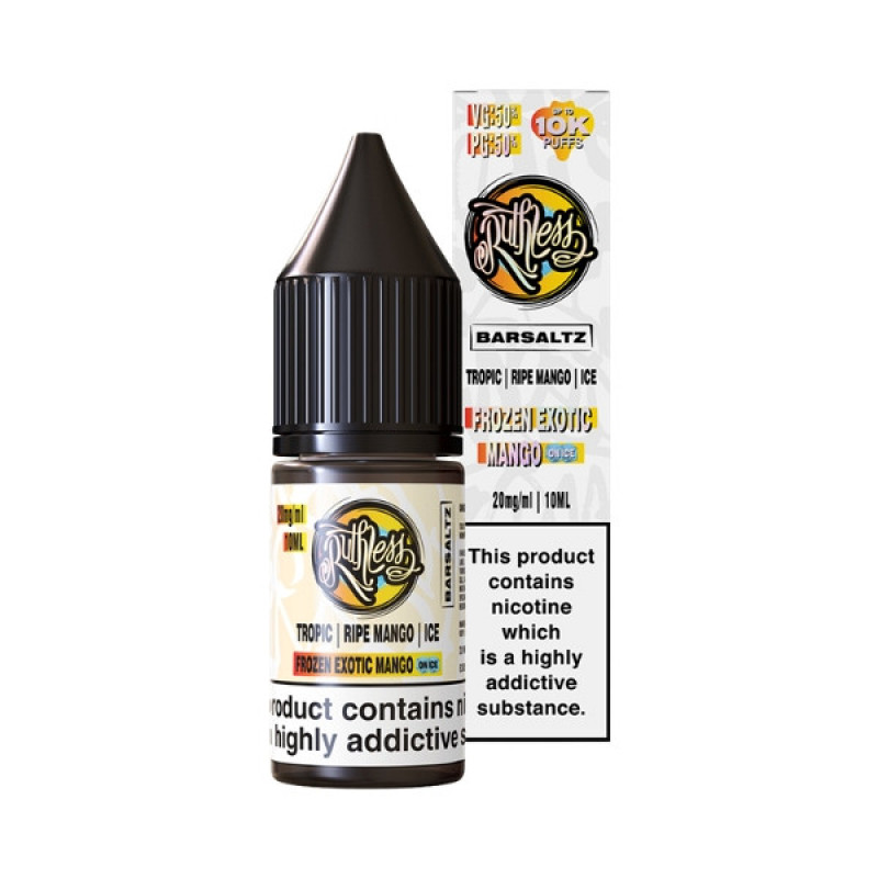 Ruthless Bar Saltz - Nic Salt - Frozen Exotic Mango On Ice