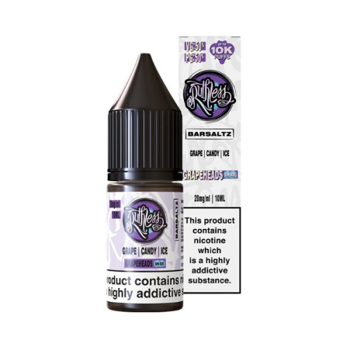 Ruthless Bar Saltz - Nic Salt - Grape Heads On Ice