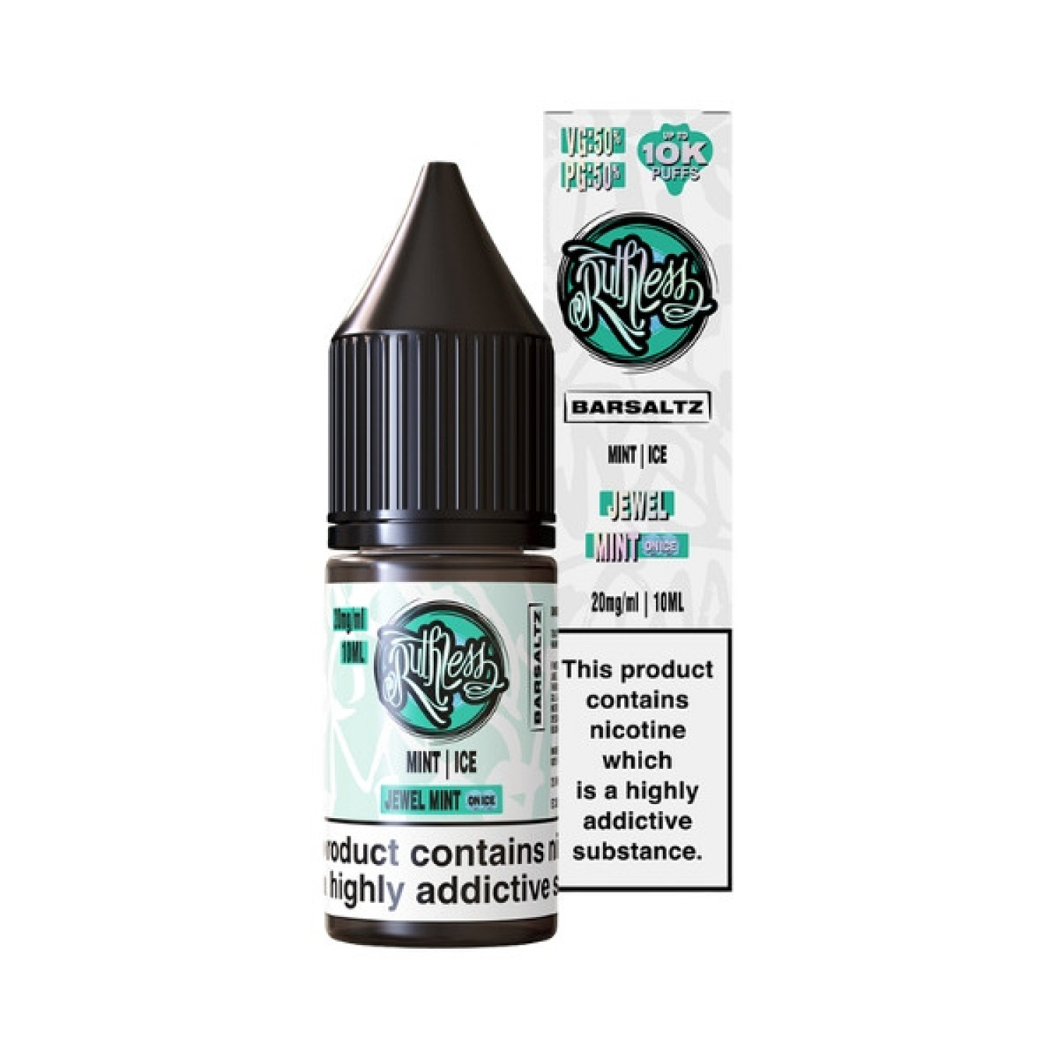 Ruthless Bar Saltz - Nic Salt - Jewel Mint On Ice Ruthless Bar Saltz - Nic Salt - Jewel Mint On Ice