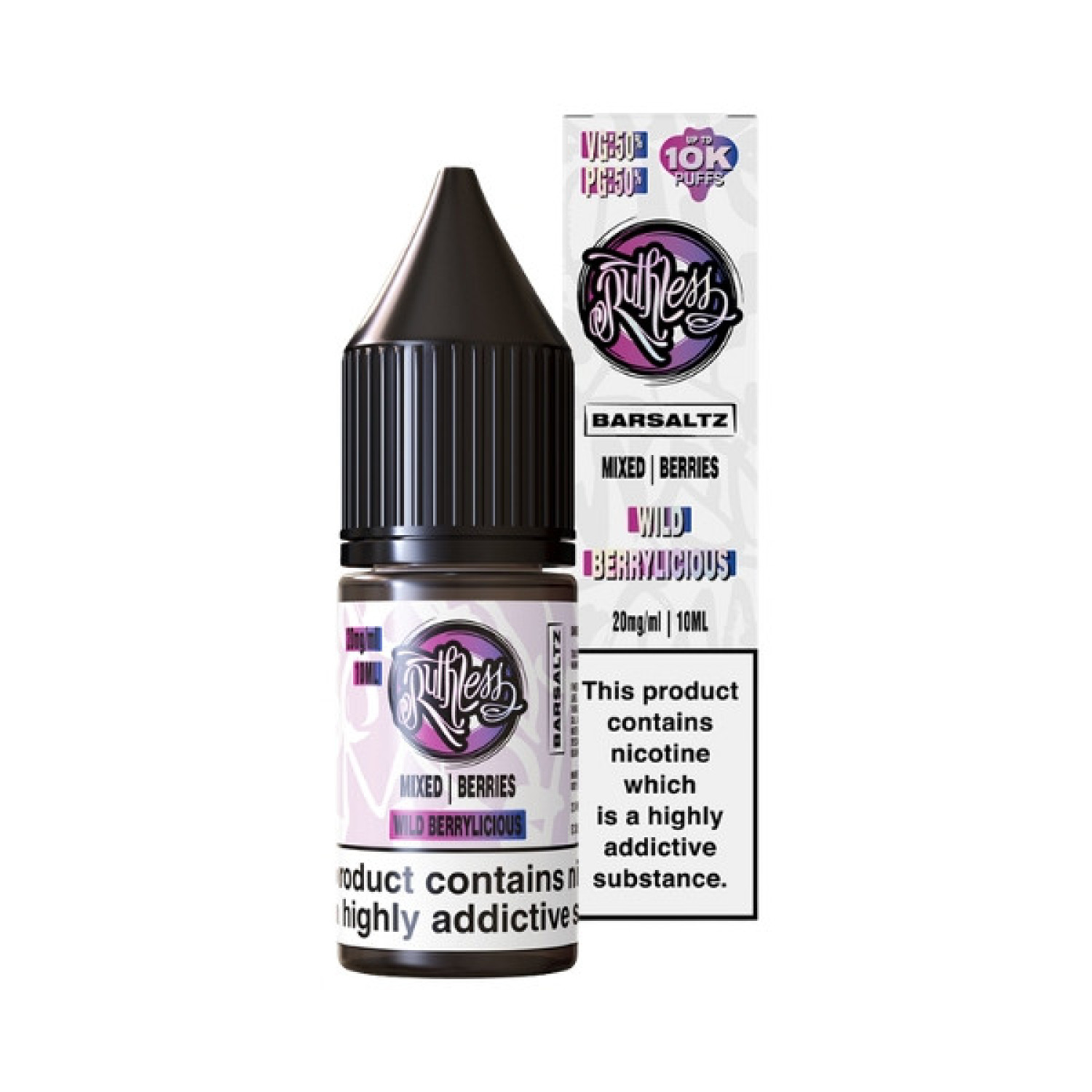 Ruthless Bar Saltz - Nic Salt - Wild Berrylicious Ruthless Bar Saltz - Nic Salt - Wild Berrylicious
