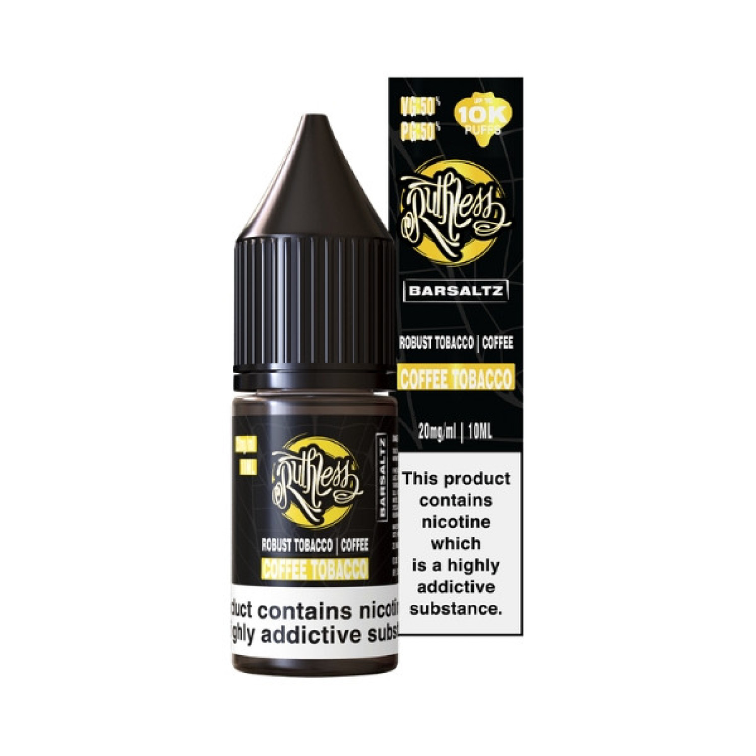 Ruthless Classic Bar Saltz - Nic Salt - Coffee Tobacco Ruthless Classic Bar Saltz - Nic Salt - Coffee Tobacco