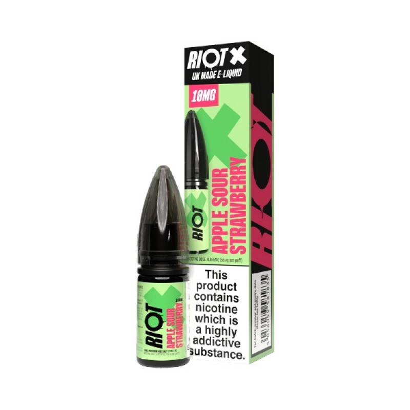 Riot - Nic Salt - X - Apple Sour Strawberry