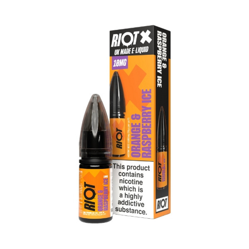 Riot - Nic Salt - X - Orange & Raspberry Ice