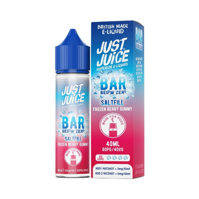 Just Juice Bar Below Zero - 40ml - Frozen Berry Gummy - Saltfill