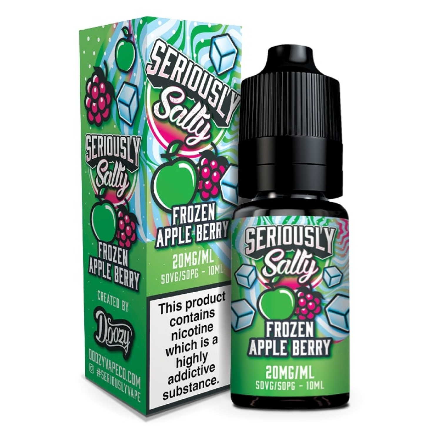 Doozy Vape - Seriously Salty - Frozen Apple Berry Doozy Vape - Seriously Salty - Frozen Apple Berry