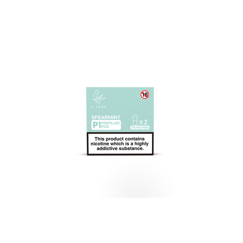 Elf Bar Mate 500 Pod - 2 Pack Spearmint Elf Bar Mate 500 Pod - 2 Pack Spearmint