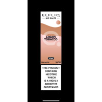 Elf Bar ELFLIQ - Nic Salt - Cream Tobacco Elf Bar ELFLIQ - Nic Salt - Cream Tobacco