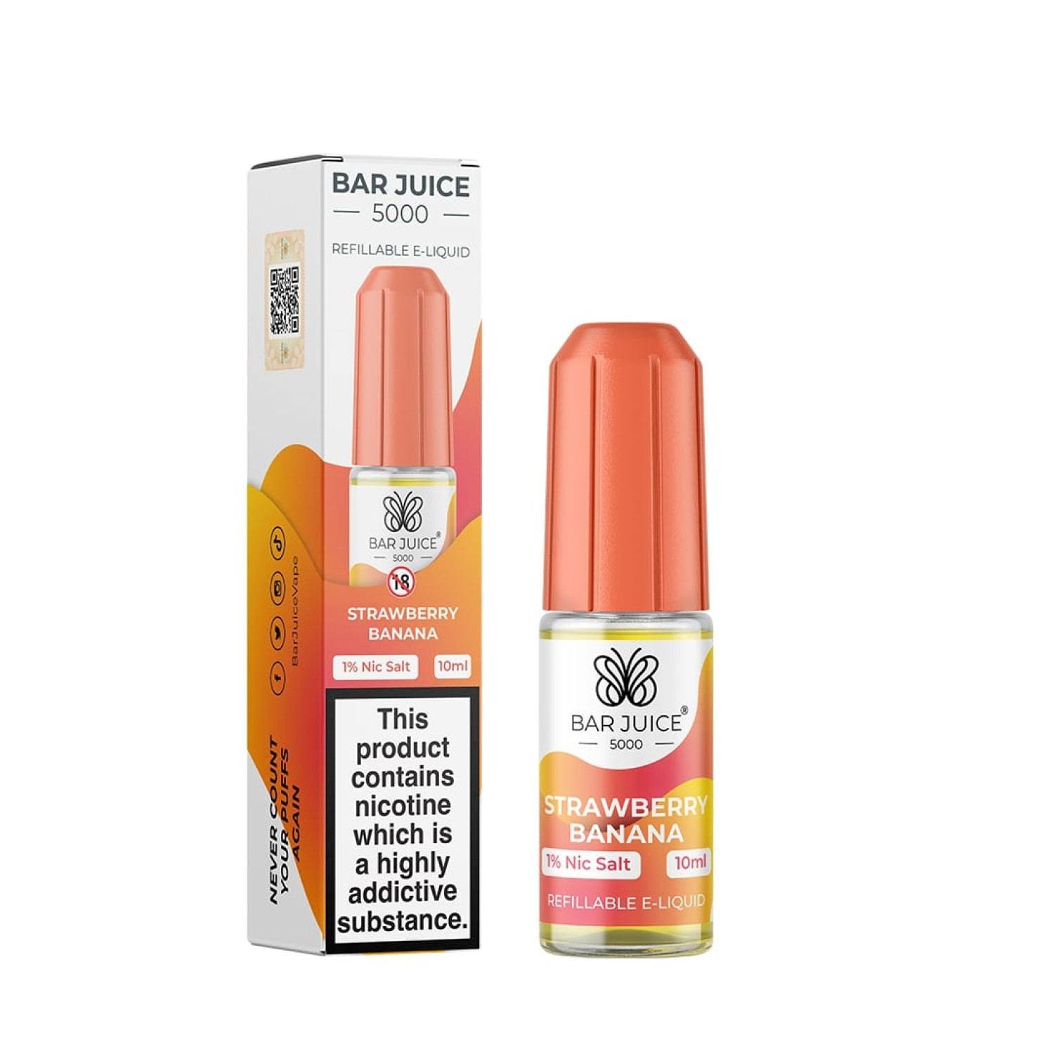 Bar Juice - Nic Salt - Strawberry Banana Bar Juice - Nic Salt - Strawberry Banana