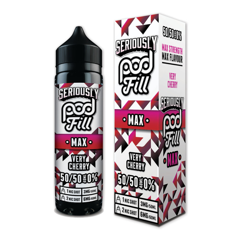 Doozy Vape - Seriously Pod Fill Max - 40ml - Very Cherry Doozy Vape - Seriously Pod Fill Max - 40ml - Very Cherry