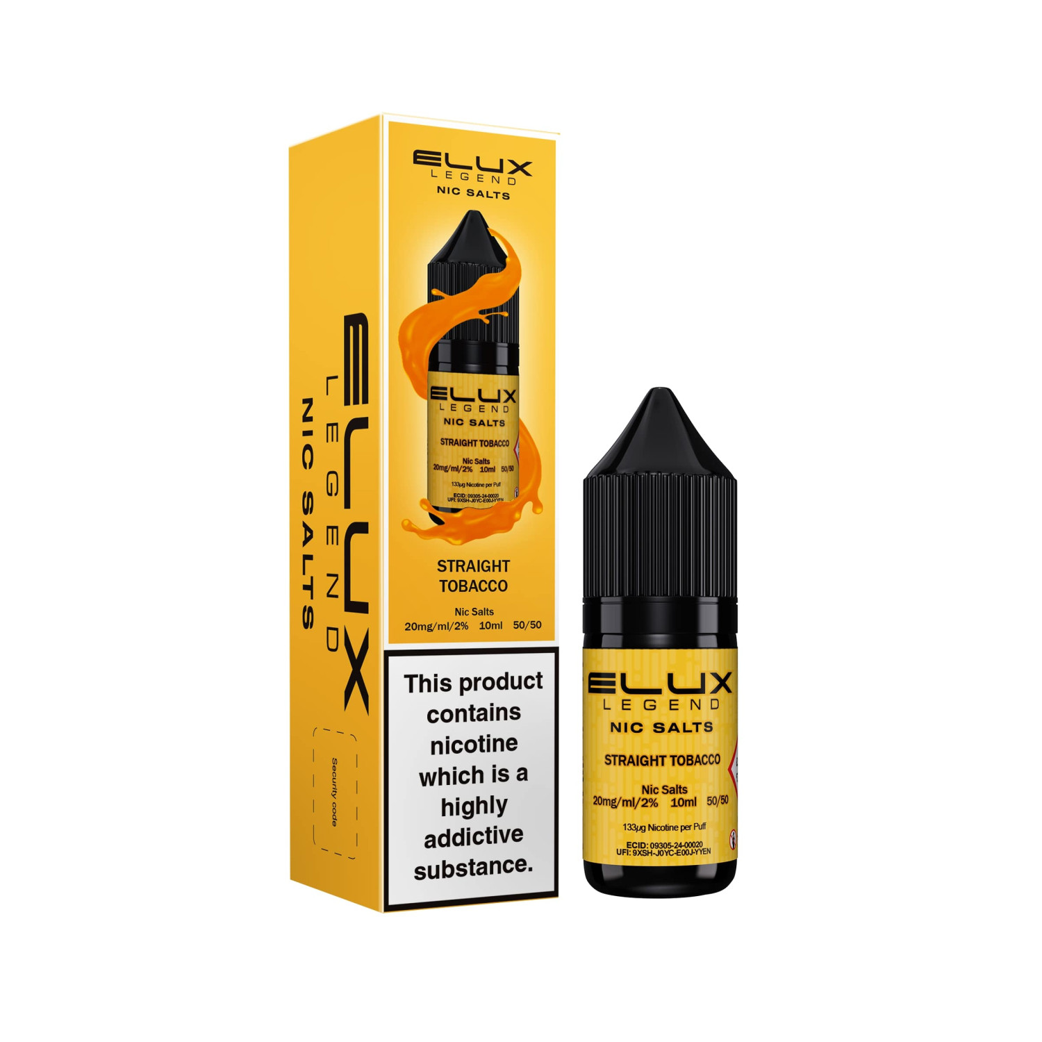 Elux - Nic Salt - Straight Tobacco Elux - Nic Salt - Straight Tobacco