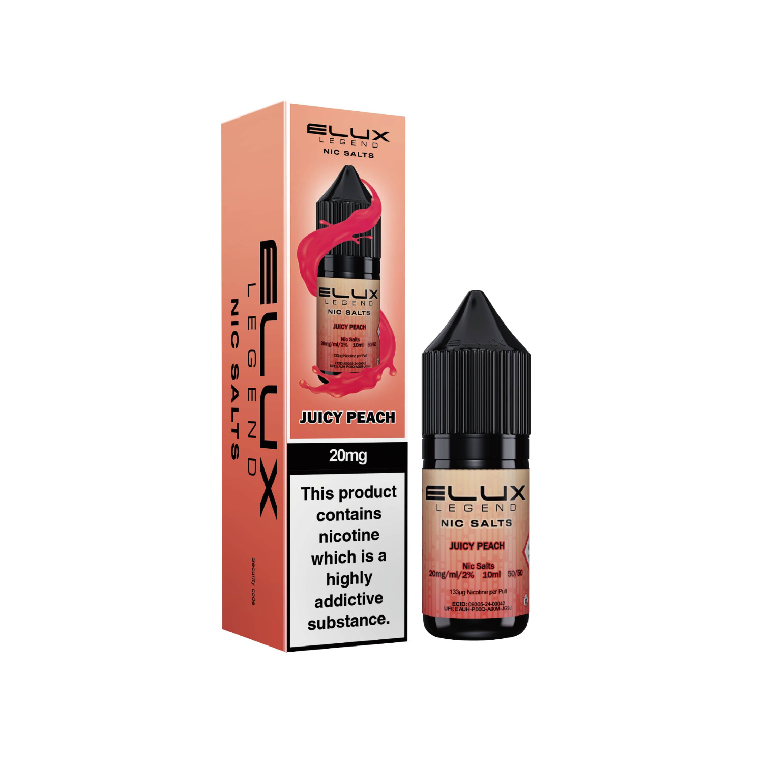 Elux - Nic Salt - Juicy Peach Elux - Nic Salt - Juicy Peach