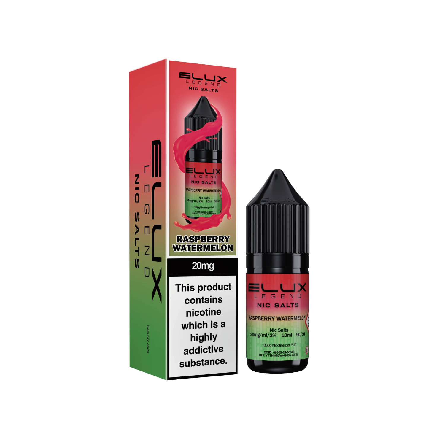 Elux - Nic Salt - Raspberry Watermelon Elux - Nic Salt - Raspberry Watermelon