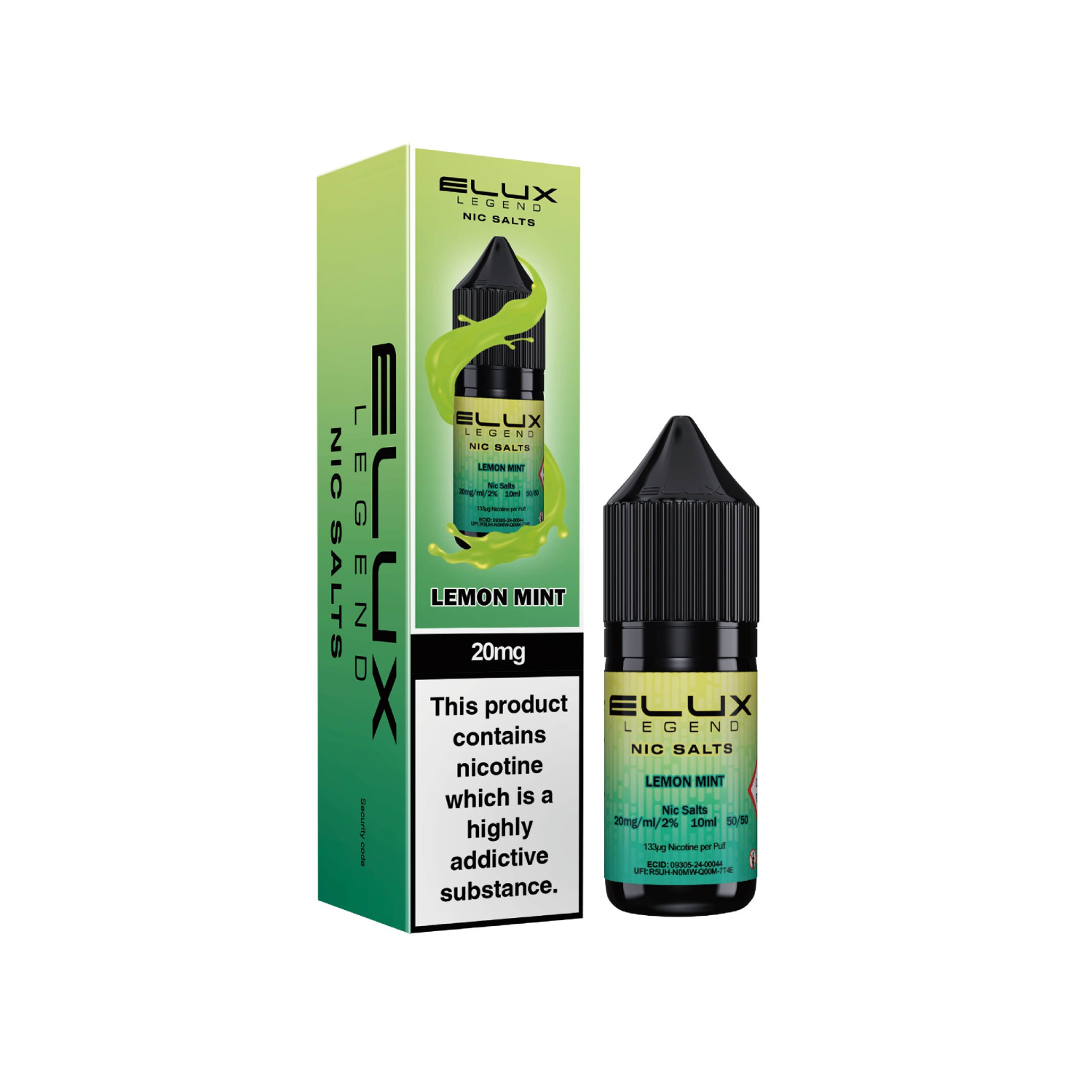 Elux - Nic Salt - Lemon Mint Elux - Nic Salt - Lemon Mint