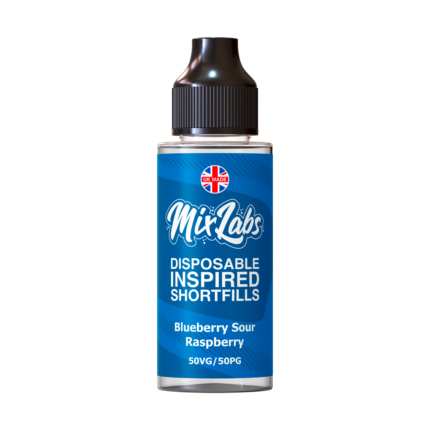 Mix Labs - 100ml Shortfill [Blueberry Sour Raspberry]